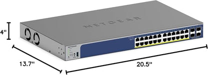 NETGEAR 28-Port PoE Gigabit Ethernet Smart Switch- Managed, - Image 7