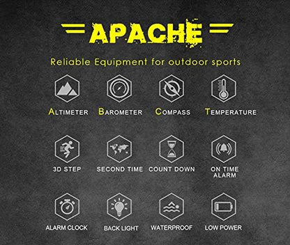NORTH EDGE Military Watch for Men Large Face Tactical Survival Digital Wrist - Image 7