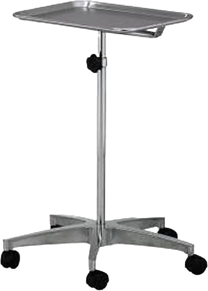 MediChoice Mobile Instrument Stand Steel Portable Adjustable Tray Medical by MediChoice