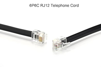 RJ12 Cable Phone Cord RJ12 6P6C Male to Male Straight Wired - Image 4
