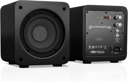 Audioengine S6 210W Compact Powered Mini Subwoofer- Powerful Bass in a Small - Image 4