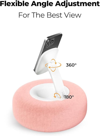 Phone Stand with Pillow, Adjustable iPhone Stand with Anti-Slip Strips - Image 4
