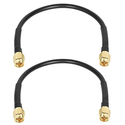 MOOKEERF KMR240 SMA Male to SMA Male Coaxial Cable 50 ohm Coax Ultra Low Loss by MOOKEERF
