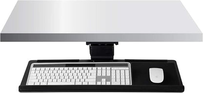 Mount-It! Under Desk Keyboard Tray and Mouse Platform, Ergonomic Computer - Image 6