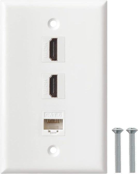 HDMI Ethernet Wall Plate by BNPUHIU