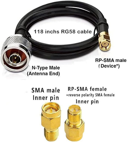 External Long Range Omni-Directional 2.4G/5.8G 12dBi Antennas - Image 4