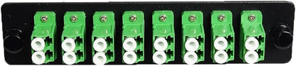 RiteAV LGX Footprint Fiber Optic Cable LC Adapter Patch Panel 8 Ports Loaded - Image 2