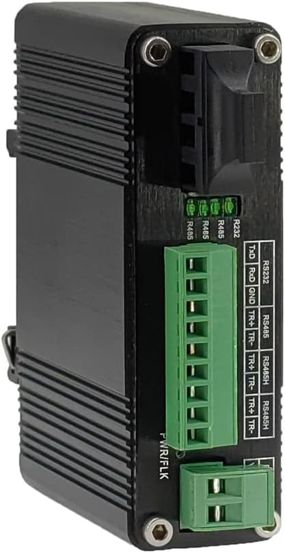 Industrial Serial Rs232 Rs485 Rs422 to Fiber Converter Bidirectional High Speed by Unknown