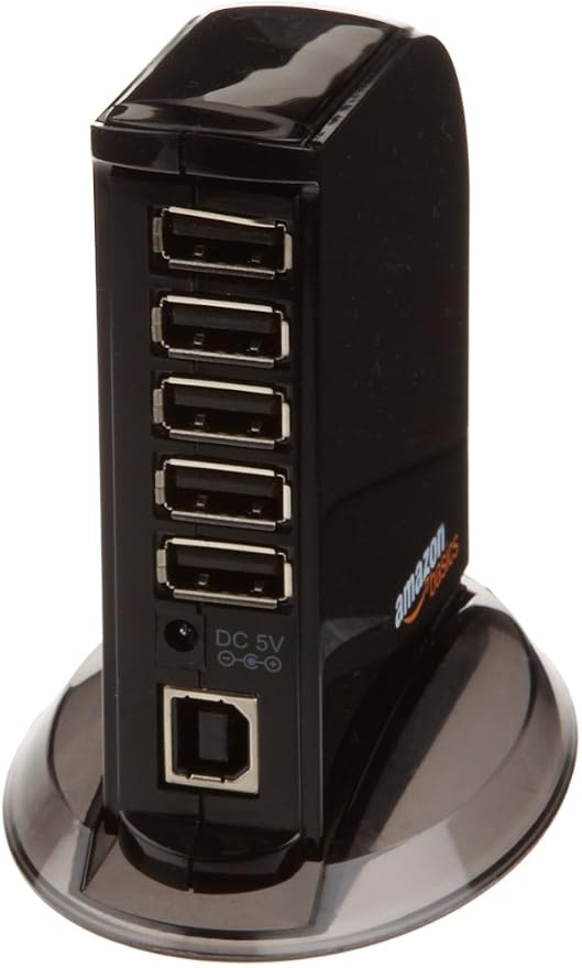 Amazon Basics 7 Port USB 2.0 Hub Tower - Image 2