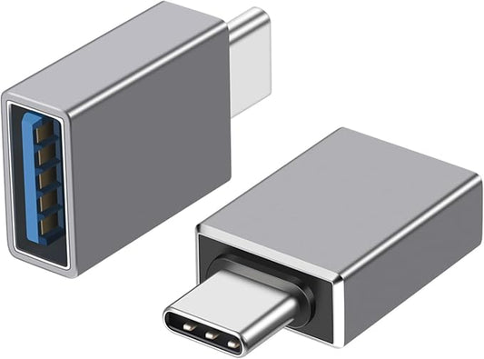 USB C Male to USB A Female Adapter, USB 3.2 GEN2 10Gbps High-Speed Data PD 60W by TAIBEYOR