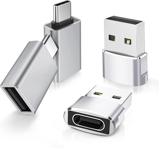 Elebase USB to USB C Adapter&Type C Male to 3.0 Female Adaptor 4PCS, by Elebase