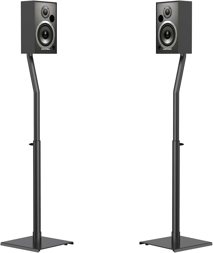 USX MOUNT Universal Speaker Stands, Height Adjustable Extend 30.0" to 39.1" by USXMOUNT