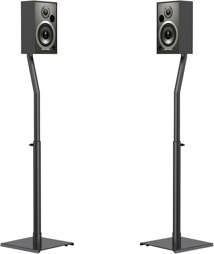 USX MOUNT Universal Speaker Stands, Height Adjustable Extend 30.0" to 39.1" by USXMOUNT