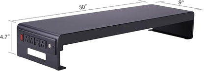 Rocelco 40" Height Adjustable Standing Desk Converter - Image 6