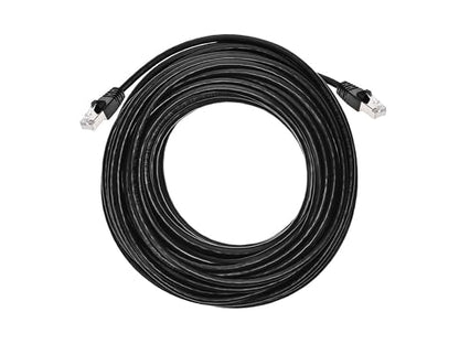Monoprice Cat6A 50ft Black Patch Cable Double Shielded 26AWG 10G Pure Bare - Image 4