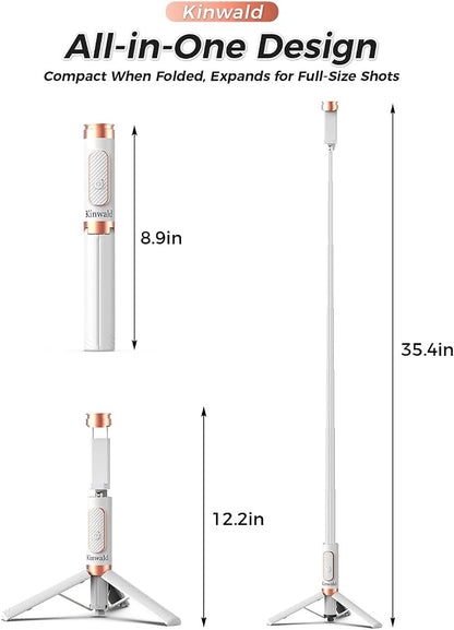 Selfie Stick Tripod for iPhone & Android, Portable Phone Tripod Stand - Image 7