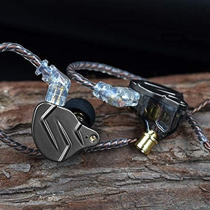 KZ ZSN Pro Dual Drivers 1BA 1DD in Ear Earphones HiFi Power Bass Earbuds - Image 9