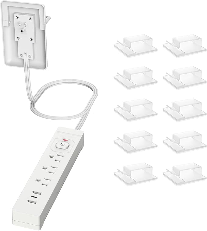 6FT Ultra-Thin Flat Plug Power Strip - Image 7