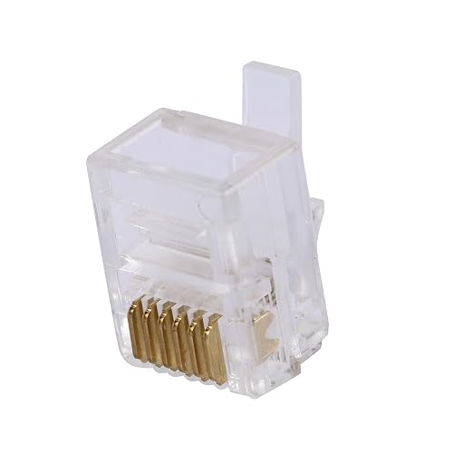 LanSenSu 25PackTelephone Plug 6P6C RJ12 Modular Plug - Image 3