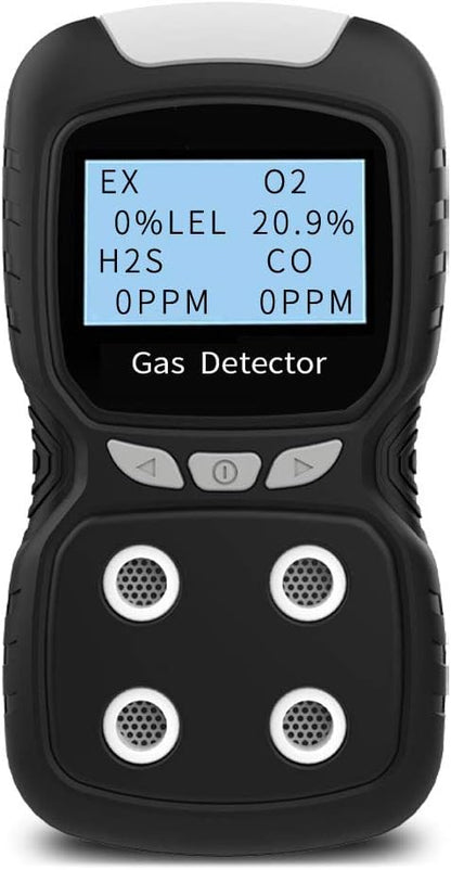 Portable Gas Detector, Gas Clip 4 Gas Monitor Meter Tester Analyzer, by XLA+Alert