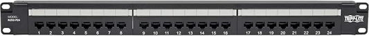 Eaton Tripp Lite Cat6 24-Port PoE+ Patch Panel, RJ45 Ethernet, 1U Rackmount - Image 2