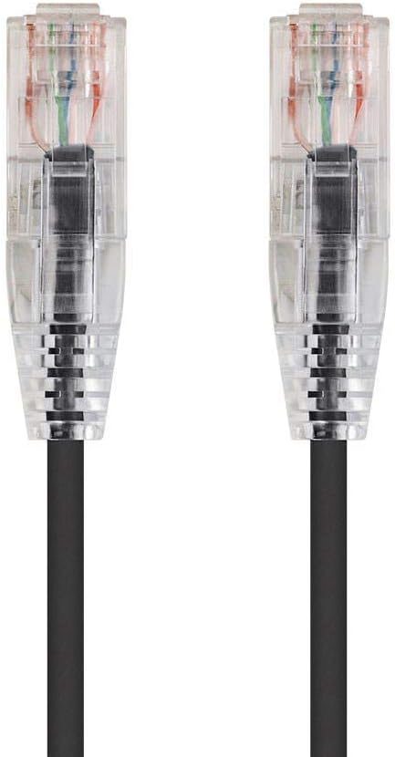 Monoprice Cat6 Ethernet Patch Cable, Snagless RJ45, CMR Riser Rated, Pure Bare by Monoprice