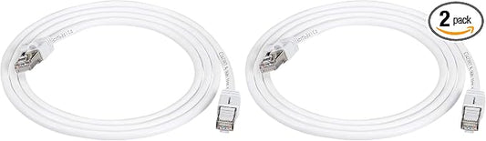 Amazon Basics RJ45 Cat 7 Ethernet Patch Cable, 10Gbps High-Speed, by AmazonBasics