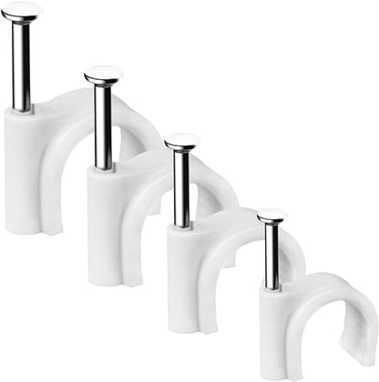 Cable Clips, 4mm 6mm 8mm 10mm, Wire Wall Clips by Abnii
