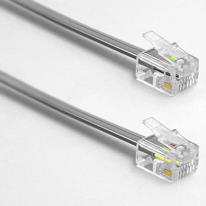 NECABLES 4Pack 6 Inch Short Telephone Cord Phone Cable Wall Phone Cord - Image 3