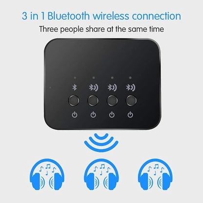 Bluetooth 4.0 Audio Sharer Audio Adapter 3.5mm Wired Stereo Music Sharing - Image 6