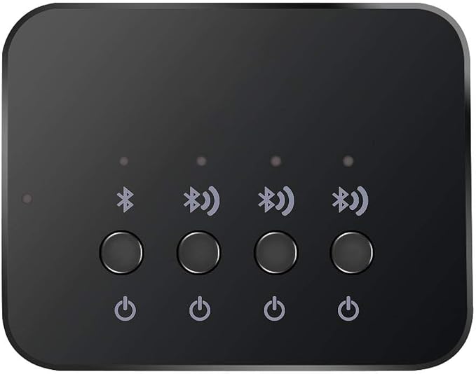 Bluetooth 4.0 Audio Sharer Audio Adapter 3.5mm Wired Stereo Music Sharing by Technologyconnectsyouandme