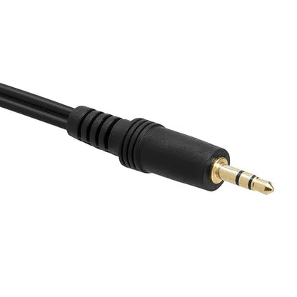 3.5mm 6 in Mini Plug to 2 RCA Female Audio Stereo Adapter 6 inch Cable - Image 4