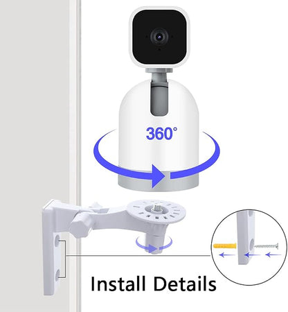 Wall Mount Compatible with WYZE Cam Pan V3/V4/V2 Blink Mini Pan-Tilt Cam - Image 4