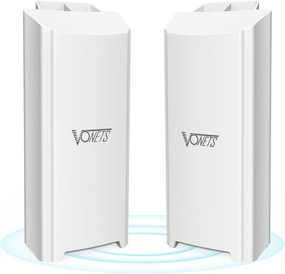 VBGO 5G WiFi Bridge Pair 5.8GHz Band Support Wireless Kit High Speed 1800Mbps by VONETS