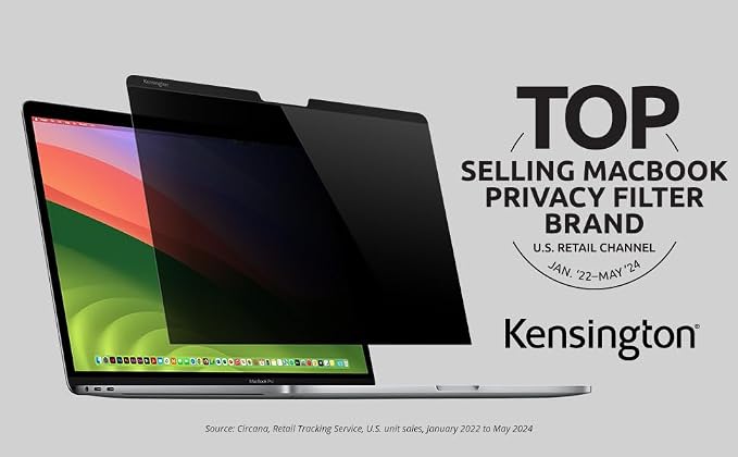 Kensington MP15 Magnetic MacBook Air Privacy Screen - Image 7