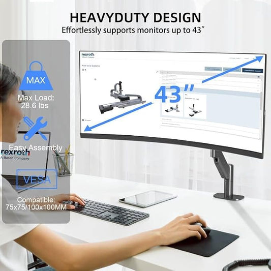 Suptek Ultrawide Single Monitor Arm Mount - Image 2