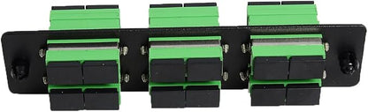 RiteAV LGX Footprint Fiber Optic Cable SC Adapter Patch Panel 6 Ports Loaded - Image 3