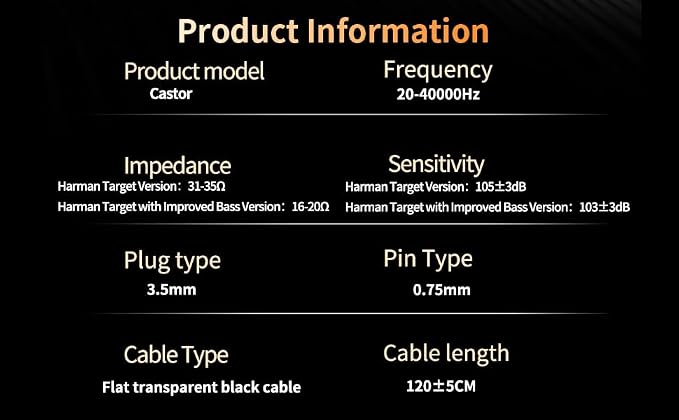 KZ Castor in Ear Monitor Headphones, HiFi Improved Bass Earphone Sound Tunable - Image 9