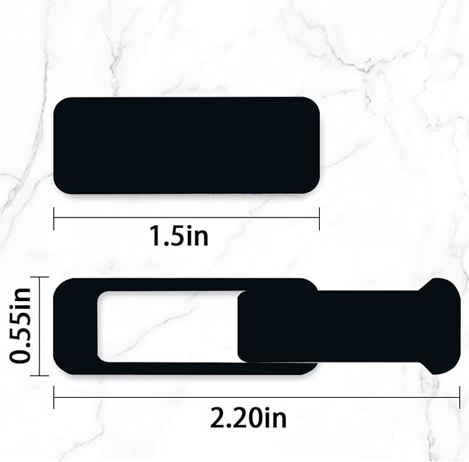 Webcam cover, 3 pieces, laptop camera cover, privacy shielding capacity is - Image 2