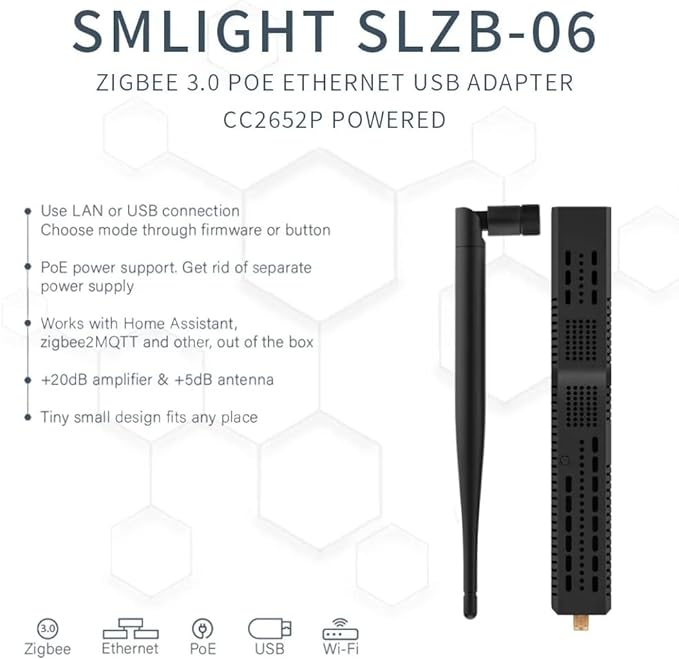 SMLIGHT SLZB-06 NoPOE – A Zigbee 3.0 to Ethernet, and WiFi Adapter, Works - Image 2