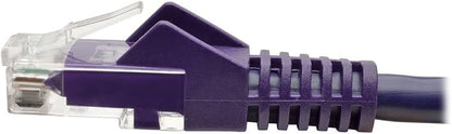 Tripp Lite 15ft Cat6 Gigabit Ethernet Snagless Molded Patch Cable UTP Purple - Image 5