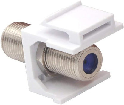 VCE 3GHz Coax Keystone Jack Insert Coaxial Cable Connector, F-Type RG6 Cable - Image 6