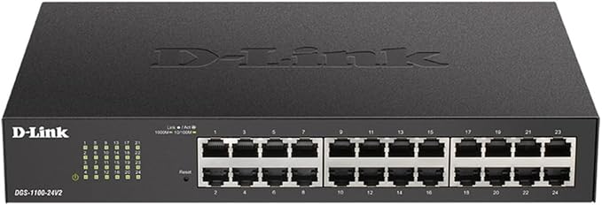 D-Link 24-Port Gigabit Smart Managed Ethernet Switch, IGMP Snooping, Web UI by D-Link