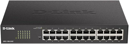 D-Link 24-Port Gigabit Smart Managed Ethernet Switch, IGMP Snooping, Web UI by D-Link