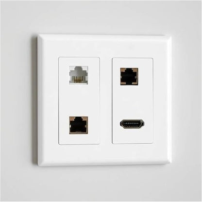 2 Gang Decorative Screwless Wall Plate Light Switch Cover, Hidden Screw Smooth - Image 3