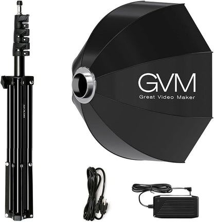 GVM 80W Photo Studio Lighting Kit, LED Video Light - Image 9