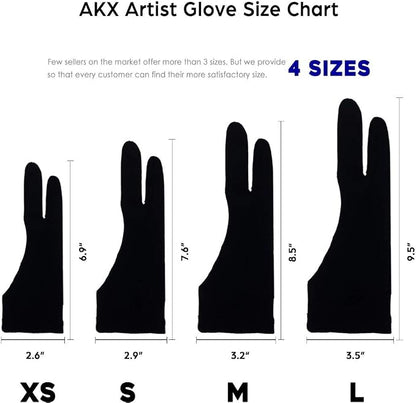 AKX Artist Glove, Palm Rejection Drawing Glove - Image 5