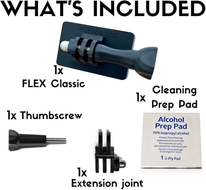 FLEX Classic flexible adhesive action camera mount - Image 2