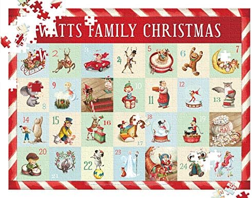 Countdown to Christmas Personalized Puzzle - 500 Pieces by ISeeMePersonalizedChildrensBooks