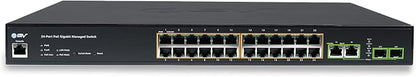 BV-Tech 24-Port Gigabit PoE+ Managed Switch - Image 2